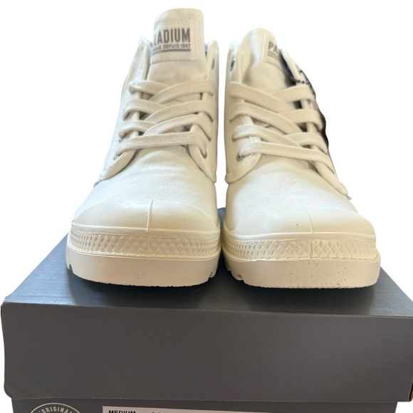 Palladium PAMPA HI White Canvas High-Tops - Picture 2 of 7